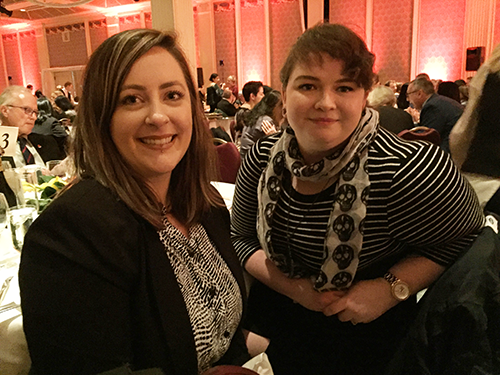 Missy Johnson and Mandy Moon were the first recipients of the Jack Webster Indigenous Student Awards in 2019